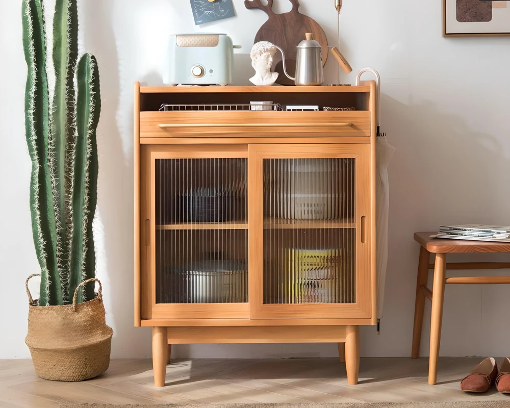 wood sideboard buffet cabinet